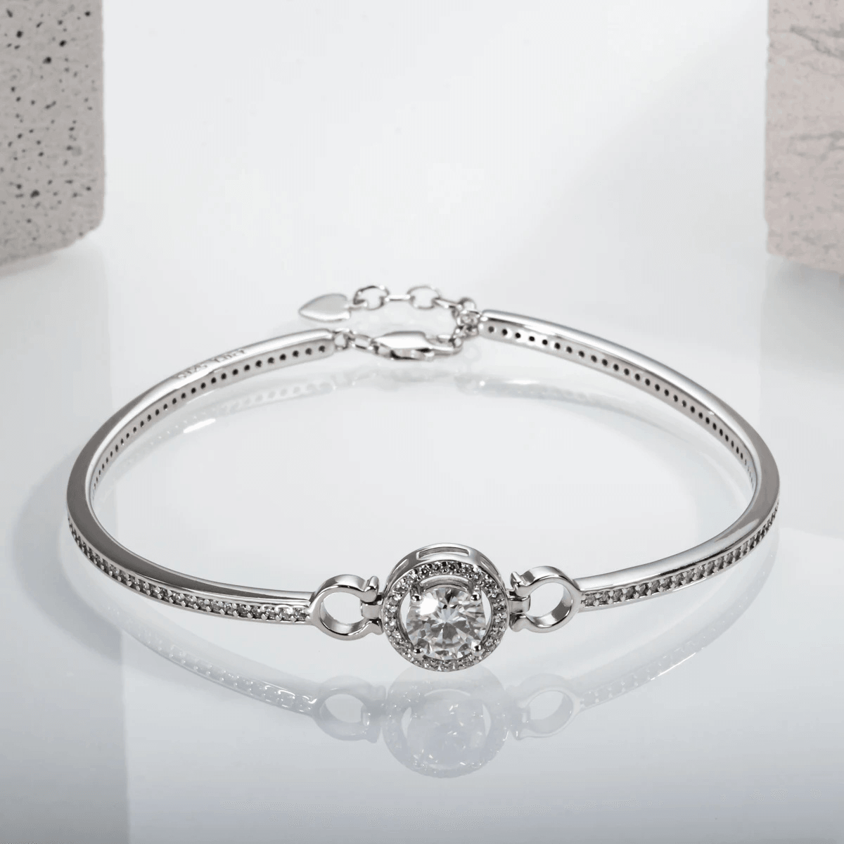 Bracelete Clasique Moissanite - Yuna Joias