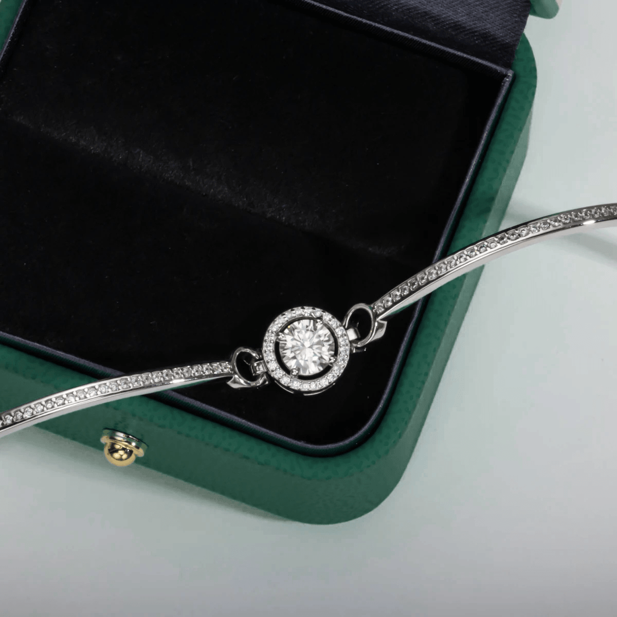 Bracelete Clasique Moissanite - Yuna Joias