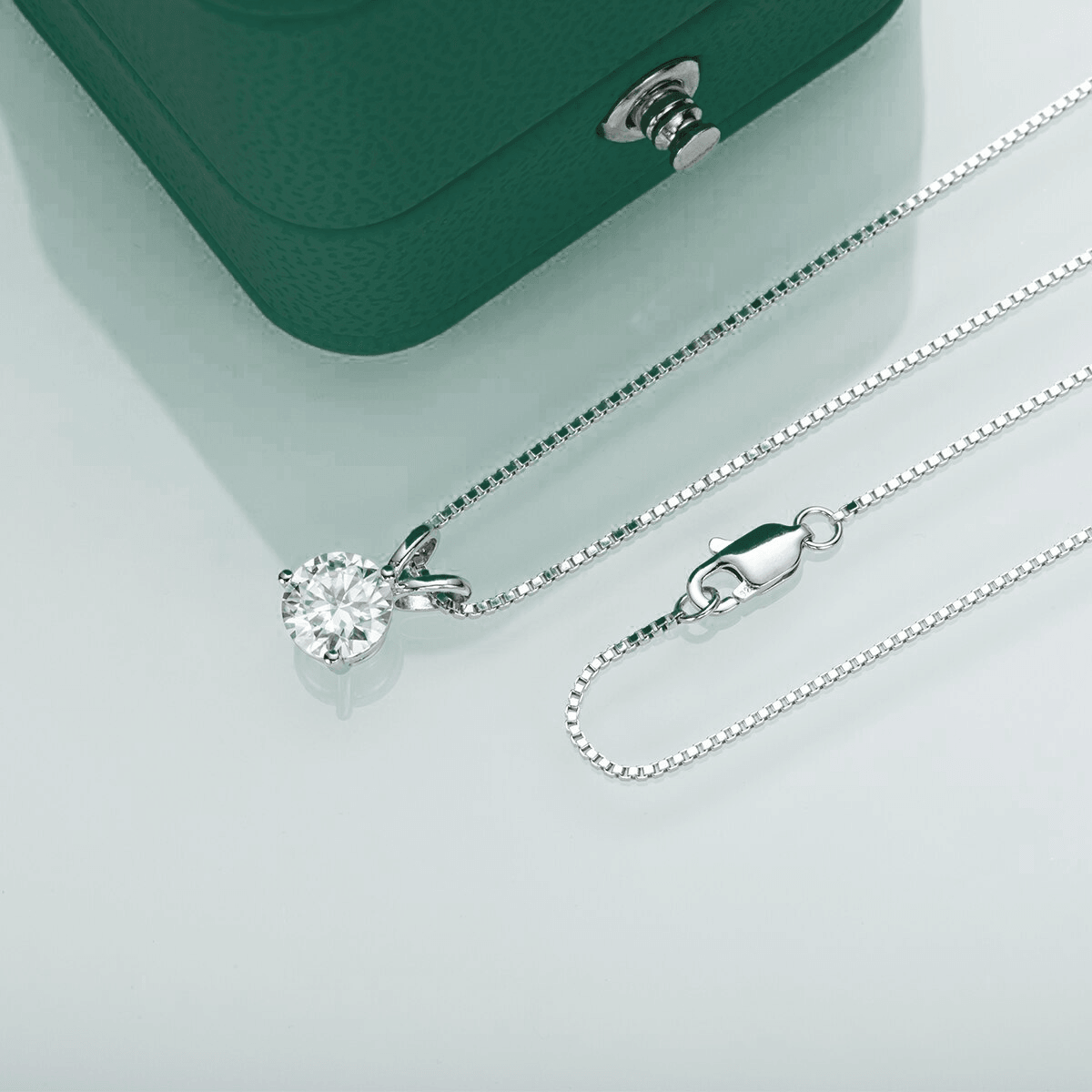 Colar Ponto de Luz 3 Garras Moissanite - Yuna Joias