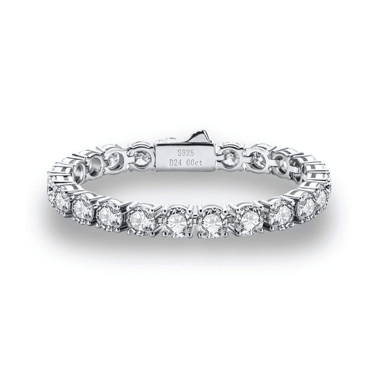 Pulseira Riviera 6.5mm Moissanite - Yuna Joias