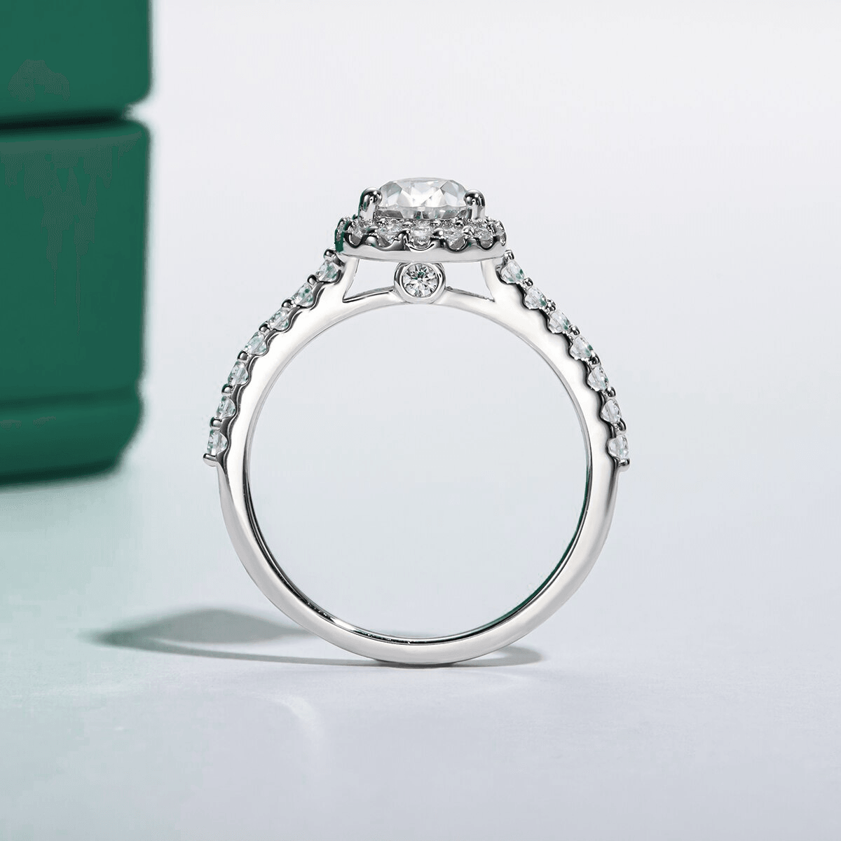 Anel Pear Moissanite - Yuna Joias