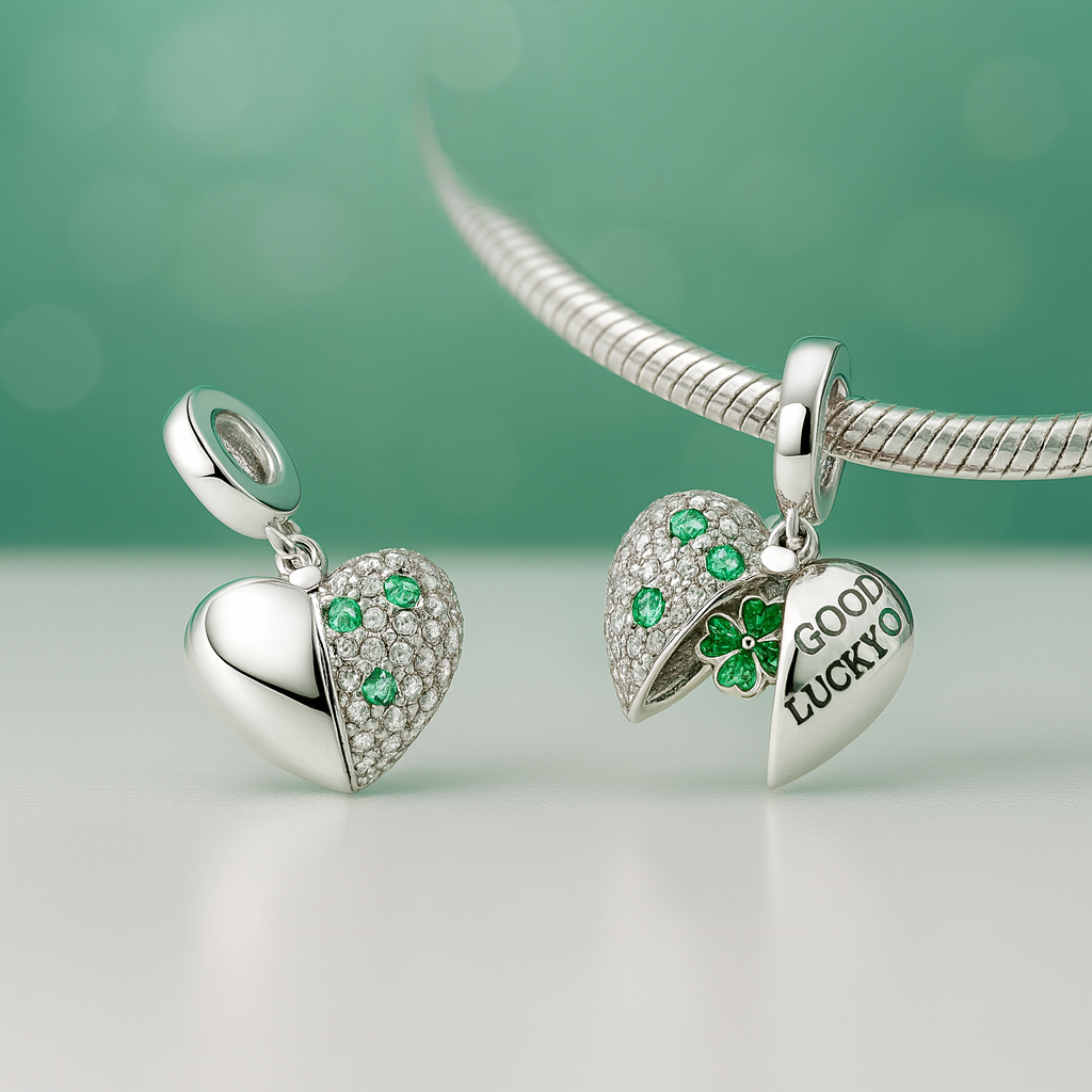 Pulseira de Berloque em Prata 925 com Trava de Segurança + Ganhe 3 Berloques Exclusivos e Brinde Surpresa