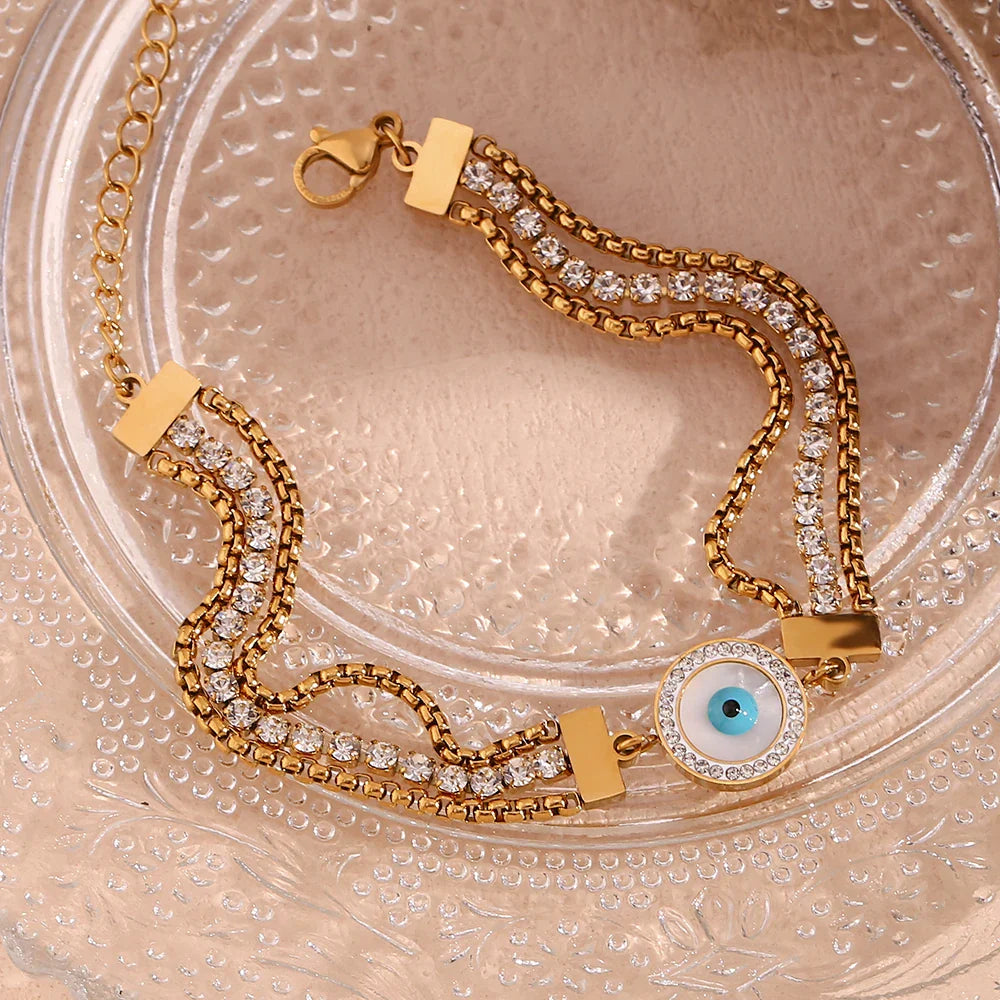 Pulseira Dourada Feminina - Yuna Joias