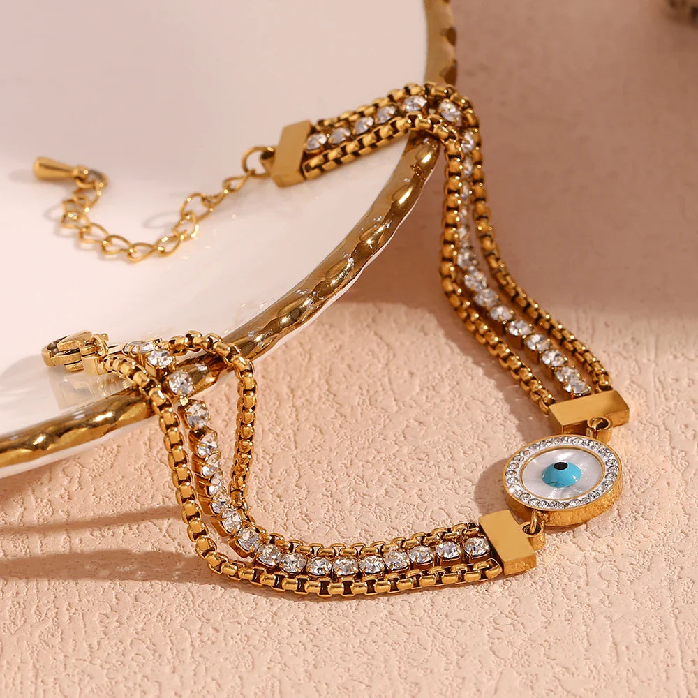 Pulseira Dourada Feminina - Yuna Joias