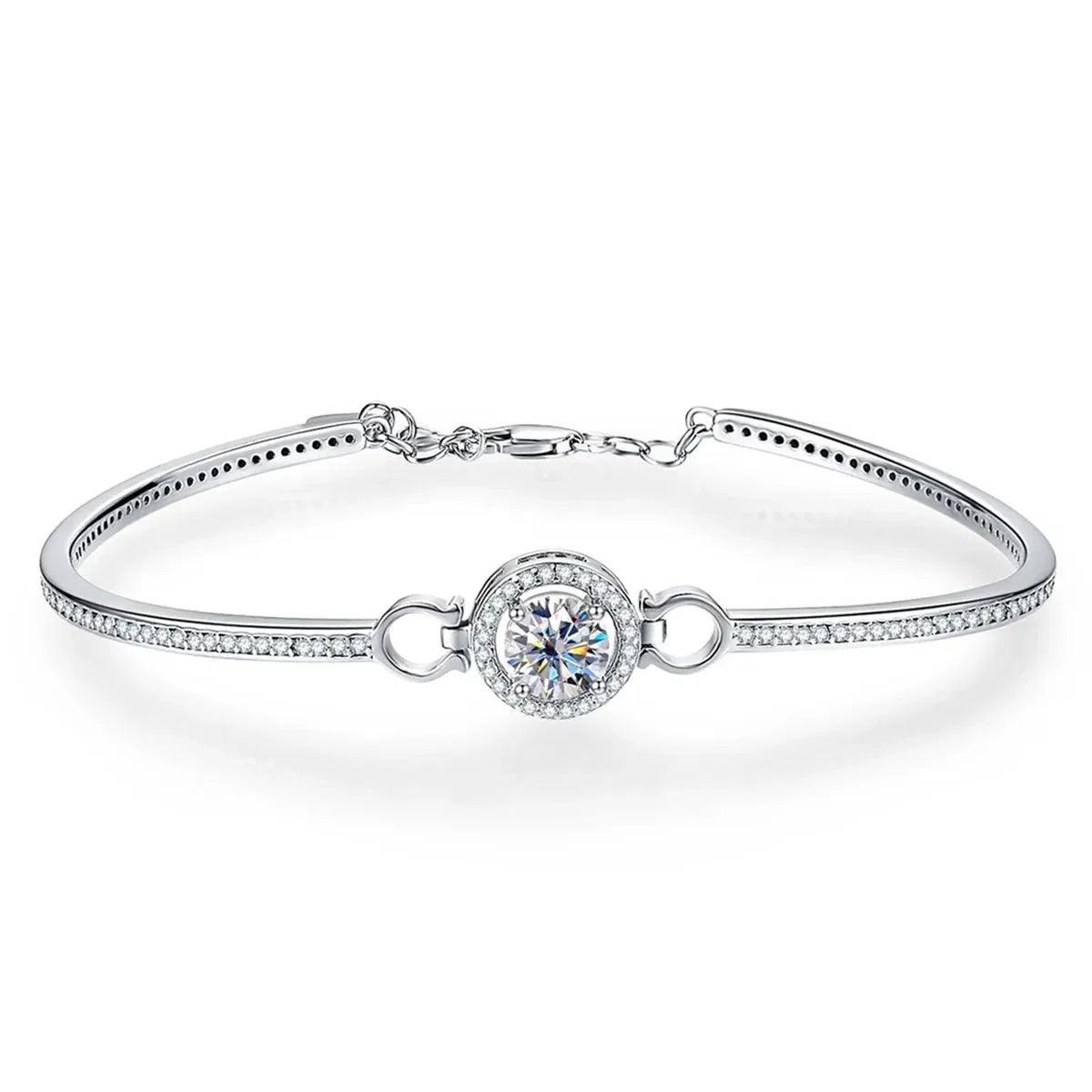 Bracelete Clasique Moissanite - Yuna Joias