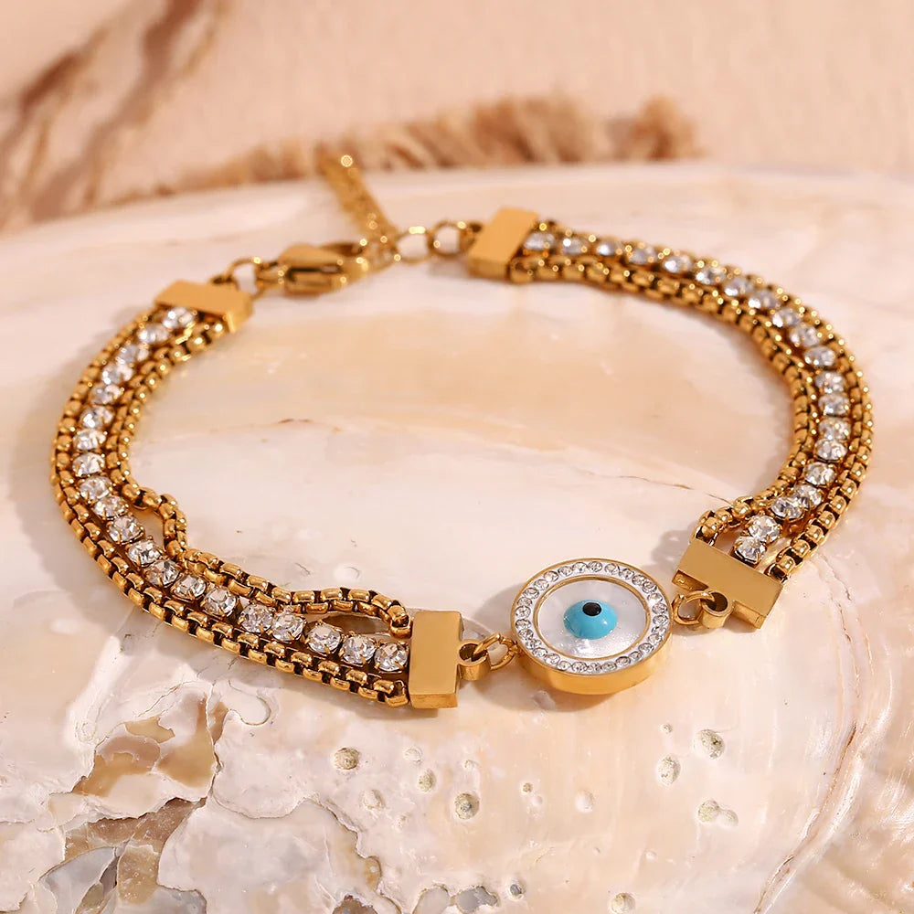 Pulseira Dourada Feminina - Yuna Joias