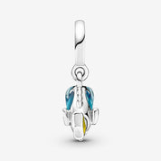 Berloque Dory em Prata 925 com Esmalte Colorido e Rabo Articulado - Yuna Joias - Yuna Joias
