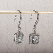 Brincos de Moissanite 2.0 Ct em Prata 925 com Banho de Ouro 18K – Yuna Joias - Yuna Joias