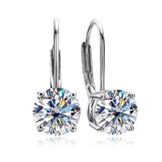 Brinco Moissanite 2.0ct Prata 925 com Banho de Ouro 18k – Yuna Joias - Yuna Joias