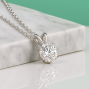 Colar Ponto de Luz em Prata 925 com Ouro 18k - Yuna Joias - Yuna Joias