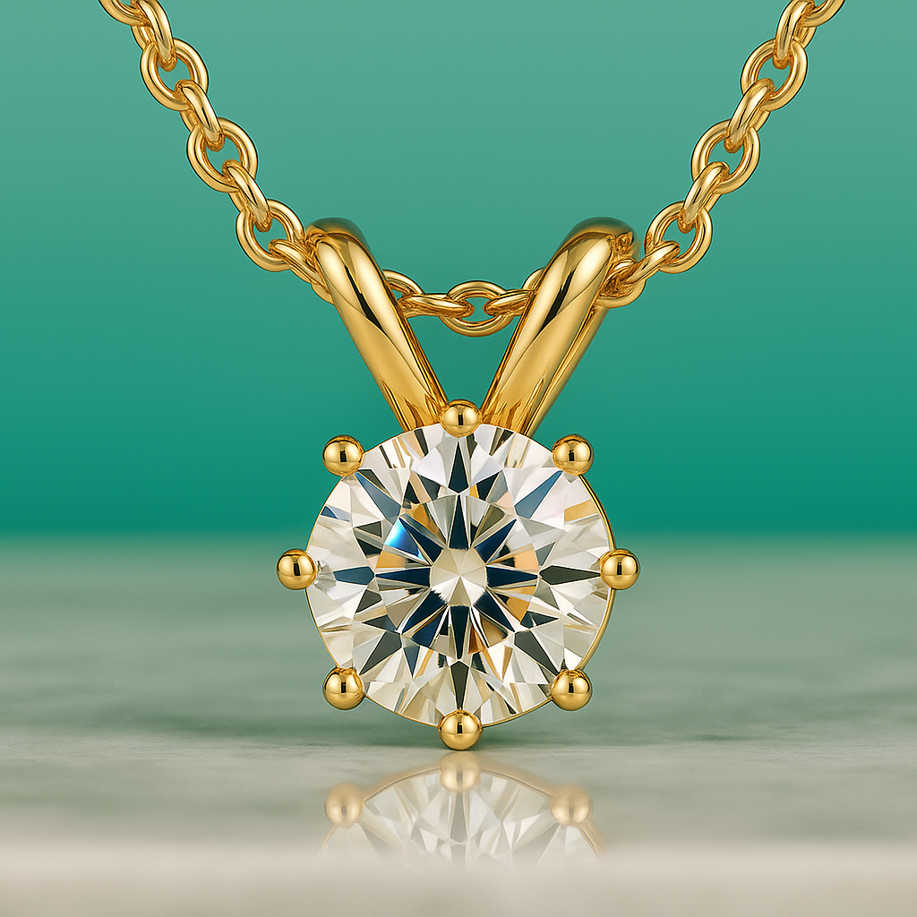 Colar Ponto de Luz em Prata 925 com Ouro 18k - Yuna Joias - Yuna Joias