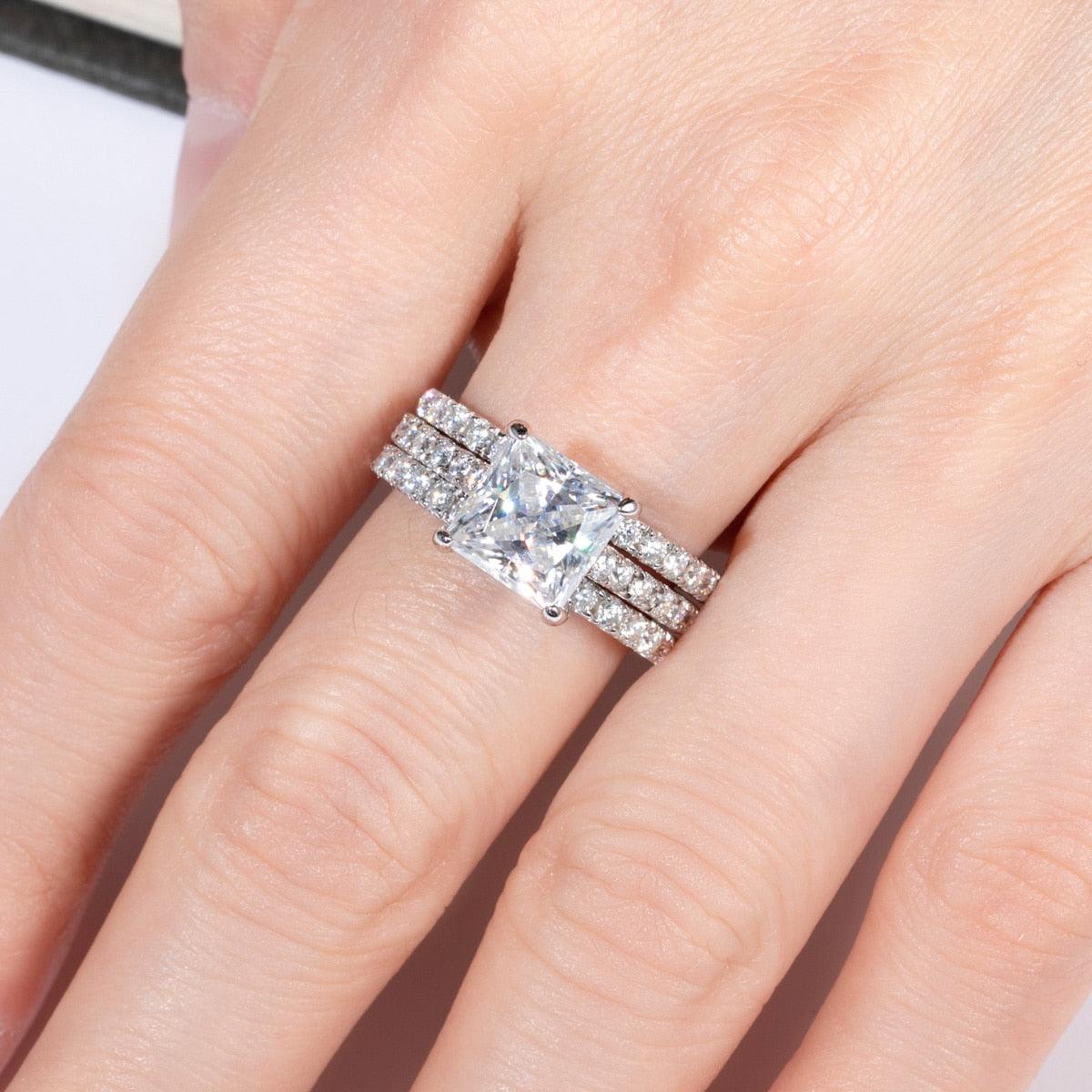 Conjunto Princess Moissanite - Yuna Joias
