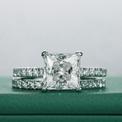 Conjunto Princess Moissanite - Yuna Joias