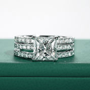 Conjunto Princess Moissanite - Yuna Joias