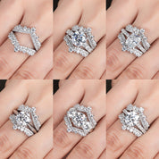 Meia Aliança Imperial em Prata 925 com Moissanites e Banho de Ouro 18K Certificação GRA - Yuna Joias - Yuna Joias