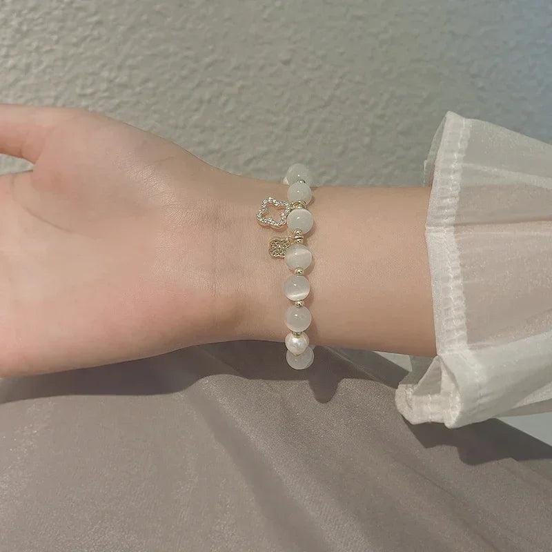 Pulseira de Pérola Natural com Elegância e Sofisticação - Yuna Joias