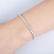 Pulseira Riviera Balance com Moissanites – Elegância Atemporal em Prata 925 - Yuna Joias - Yuna Joias