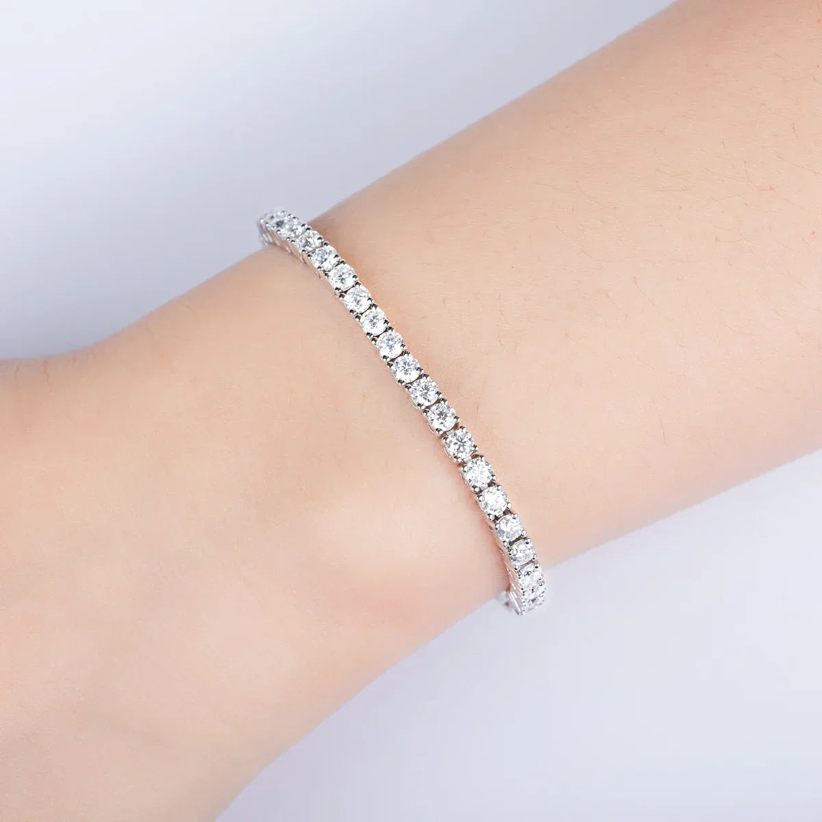Pulseira Riviera Balance com Moissanites – Elegância Atemporal em Prata 925 - Yuna Joias - Yuna Joias
